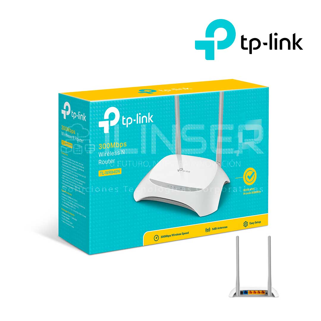ROUTER TP-LINK TL-WR840N INALAMBRICO N 300MBPS