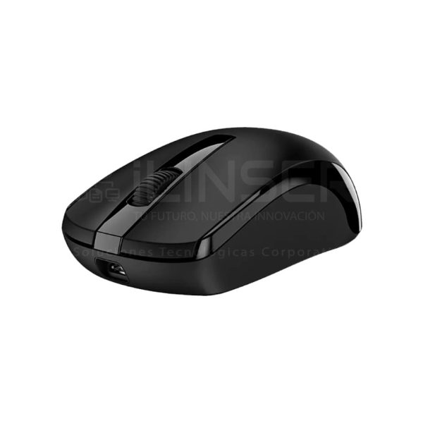 Mouse Genius Eco-8100 Inalámbrico Recargable Negro