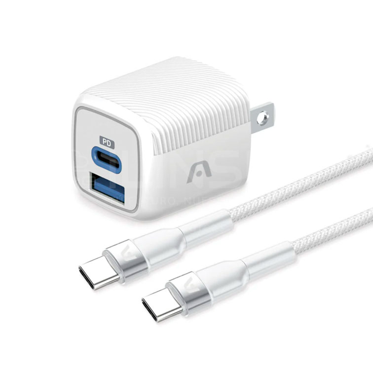 Cargador para celular Argom PD P40 38W + Cable Tipo C Carga rápida