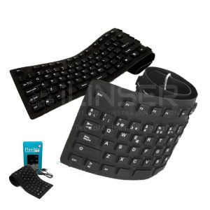 Teclado flexible antiagua KD303 Español alfanumérico USB