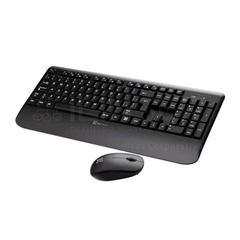 Combo Teclado y mouse inalámbrico Klipxtreme KCK-300S 2.4GHz