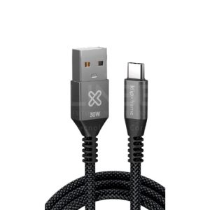 Cable USB-A a USB-C Klipxtreme 1m 30W PowerGo 050