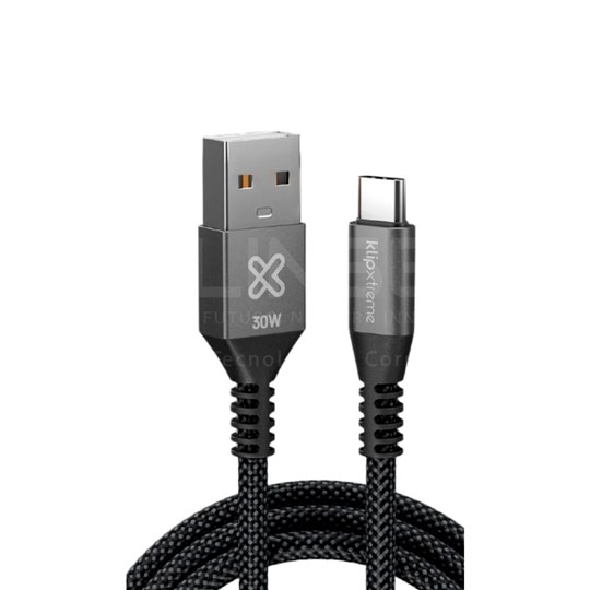 Cable USB-A a USB-C Klipxtreme 1m 30W PowerGo 050